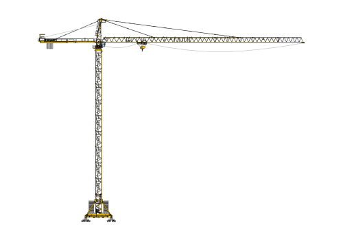 POTAIN MD 509 M25 Cranes with 0-50 HP Range & Has Cranes Type